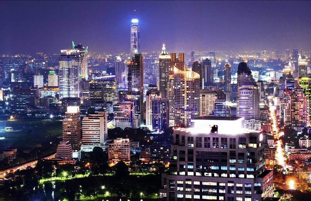 Bangkok-At-Night-Thailand -HD-Wallpapers-Backgrounds ภาพพื้นหลัง พักหน้าจอ No.7