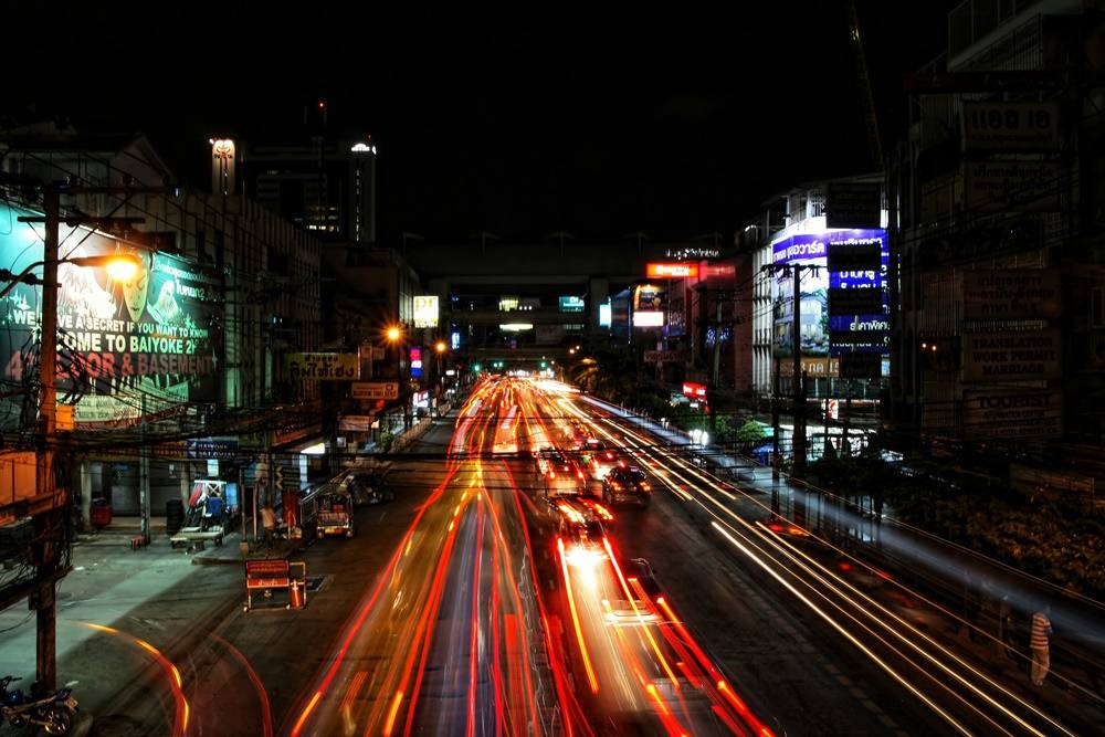 Bangkok-At-Night-Thailand -HD-Wallpapers-Backgrounds ภาพพื้นหลัง พักหน้าจอ No.7
