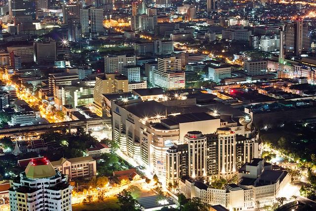 Bangkok-At-Night-Thailand -HD-Wallpapers-Backgrounds ภาพพื้นหลัง พักหน้าจอ No.7