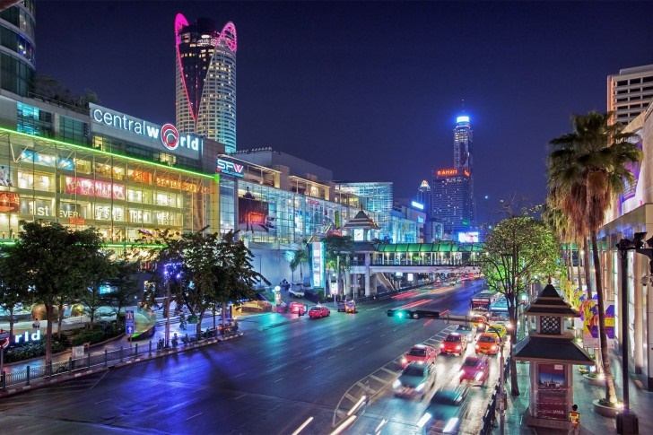 Bangkok-At-Night-Thailand -HD-Wallpapers-Backgrounds ภาพพื้นหลัง พักหน้าจอ No.7