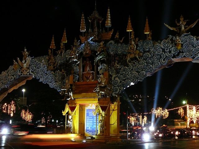 Bangkok-At-Night-Thailand -HD-Wallpapers-Backgrounds ภาพพื้นหลัง พักหน้าจอ No.7