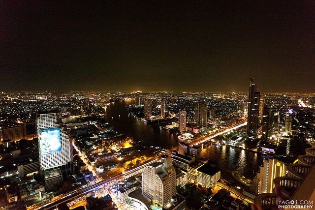 Bangkok-At-Night-Thailand -HD-Wallpapers-Backgrounds ภาพพื้นหลัง พักหน้าจอ No.7