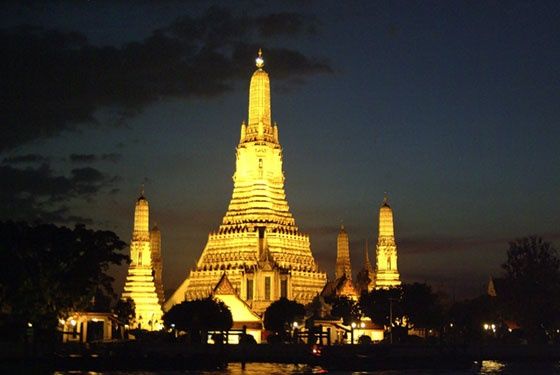 Bangkok-Night & Skyline-Thailand -HD-Wallpapers-Backgrounds ภาพพื้นหลัง พักหน้าจอ No.8