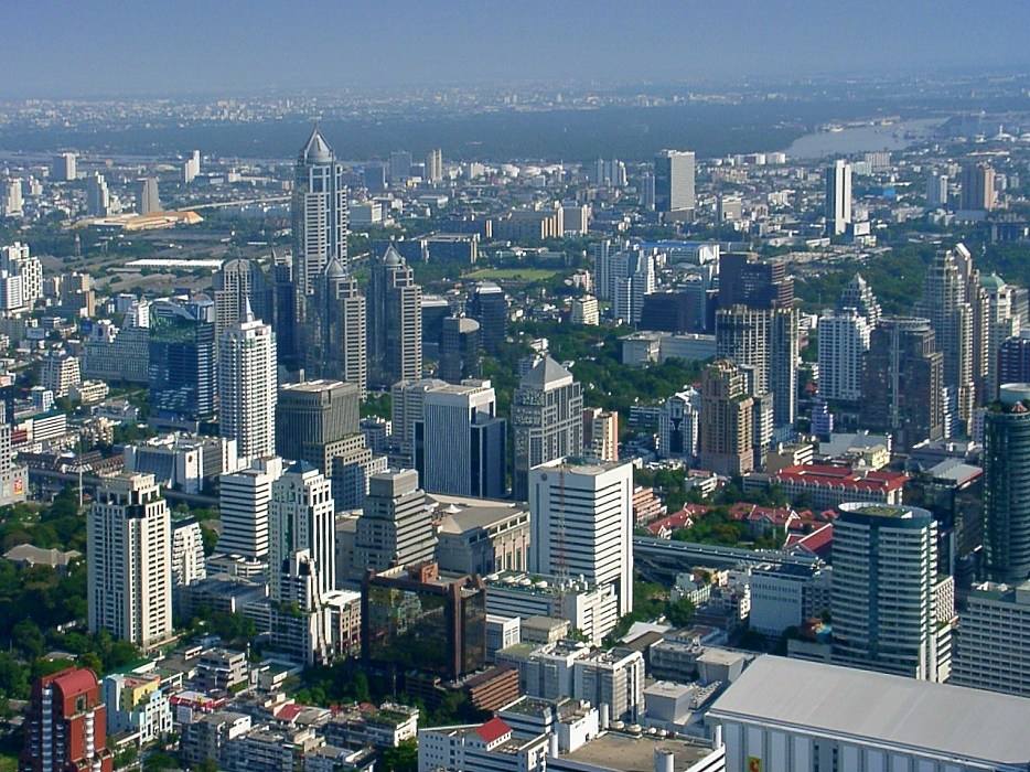 Bangkok-Night & Skyline-Thailand -HD-Wallpapers-Backgrounds ภาพพื้นหลัง พักหน้าจอ No.8