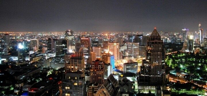 Bangkok-Night & Skyline-Thailand -HD-Wallpapers-Backgrounds ภาพพื้นหลัง พักหน้าจอ No.8