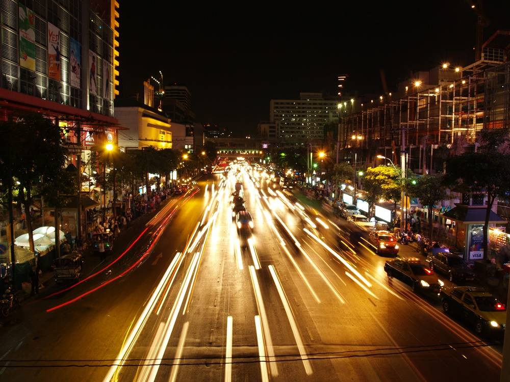 Bangkok-Night & Skyline-Thailand -HD-Wallpapers-Backgrounds ภาพพื้นหลัง พักหน้าจอ No.8