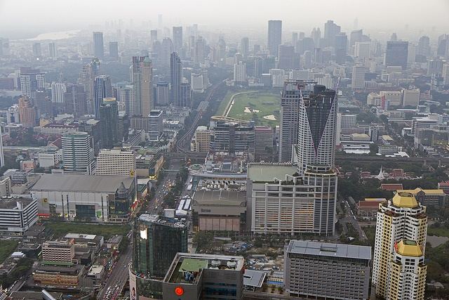 Bangkok - Skyline-Thailand -HD-Wallpapers-Backgrounds ภาพพื้นหลัง พักหน้าจอ No.9
