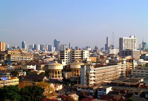 Bangkok - Skyline-Thailand -HD-Wallpapers-Backgrounds ภาพพื้นหลัง พักหน้าจอ No.9