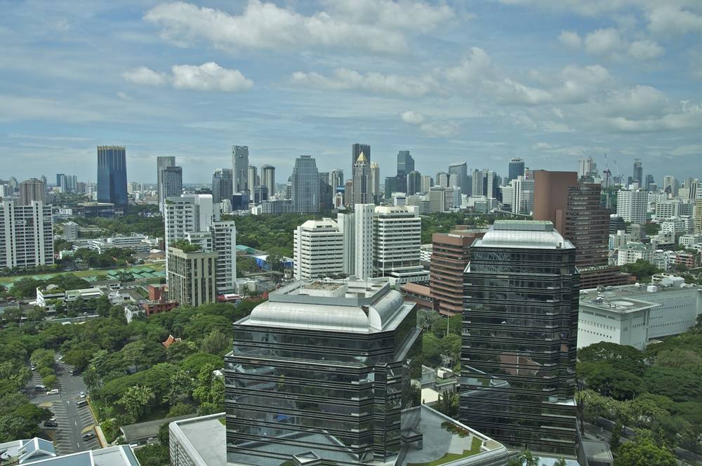 Bangkok - Skyline-Thailand -HD-Wallpapers-Backgrounds ภาพพื้นหลัง พักหน้าจอ No.9
