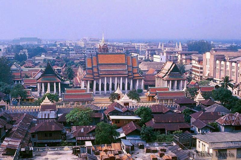 Bangkok - Skyline-Thailand -HD-Wallpapers-Backgrounds ภาพพื้นหลัง พักหน้าจอ No.9