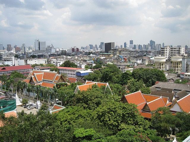 Bangkok - Skyline-Thailand -HD-Wallpapers-Backgrounds ภาพพื้นหลัง พักหน้าจอ No.9