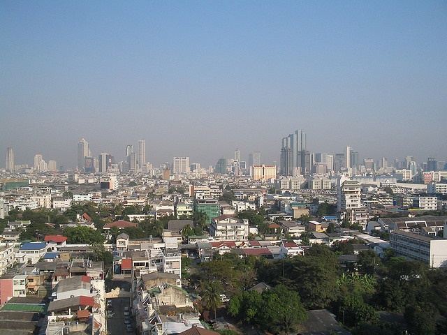 Bangkok - Skyline-Thailand -HD-Wallpapers-Backgrounds ภาพพื้นหลัง พักหน้าจอ No.10