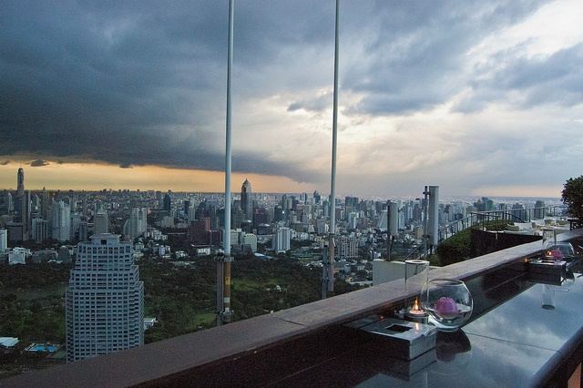 Bangkok - Skyline-Thailand -HD-Wallpapers-Backgrounds ภาพพื้นหลัง พักหน้าจอ No.10