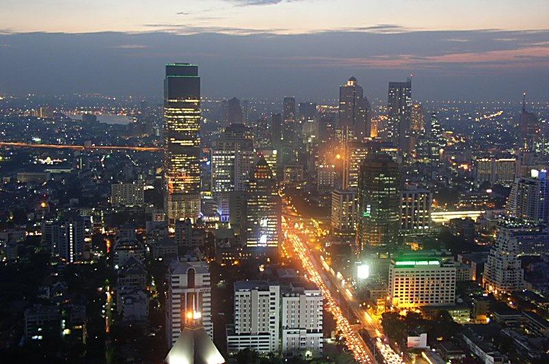 Bangkok - Skyline-Thailand -HD-Wallpapers-Backgrounds ภาพพื้นหลัง พักหน้าจอ No.10