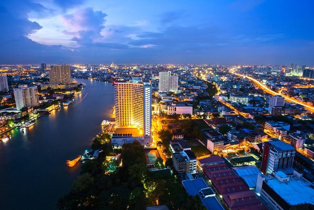 Bangkok - Skyline-Thailand -HD-Wallpapers-Backgrounds ภาพพื้นหลัง พักหน้าจอ No.10
