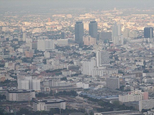 Bangkok - Skyline-Thailand -HD-Wallpapers-Backgrounds ภาพพื้นหลัง พักหน้าจอ No.10