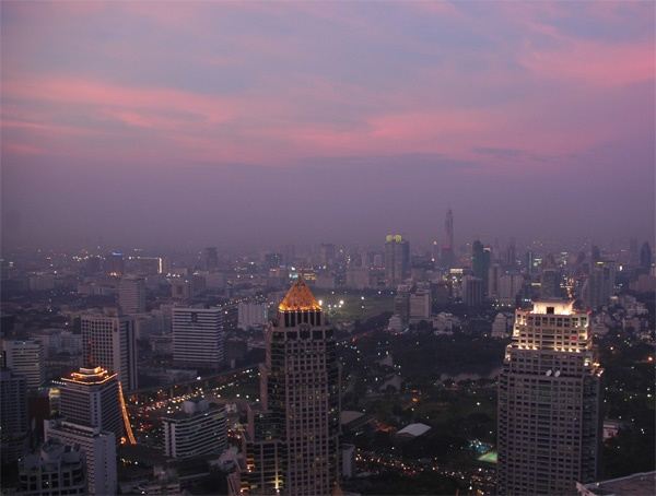 Bangkok - Skyline-Thailand -HD-Wallpapers-Backgrounds ภาพพื้นหลัง พักหน้าจอ No.10