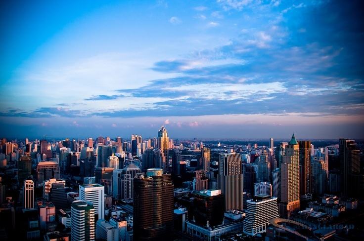 Bangkok - Skyline-Thailand -HD-Wallpapers-Backgrounds ภาพพื้นหลัง พักหน้าจอ No.11