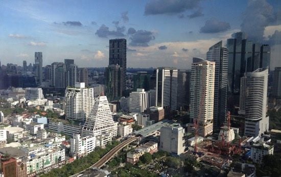 Bangkok - Skyline-Thailand -HD-Wallpapers-Backgrounds ภาพพื้นหลัง พักหน้าจอ No.11