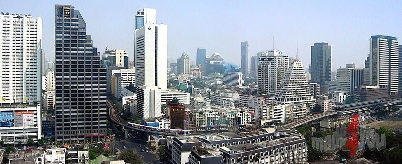 Bangkok - Skyline-Thailand -HD-Wallpapers-Backgrounds ภาพพื้นหลัง พักหน้าจอ No.11