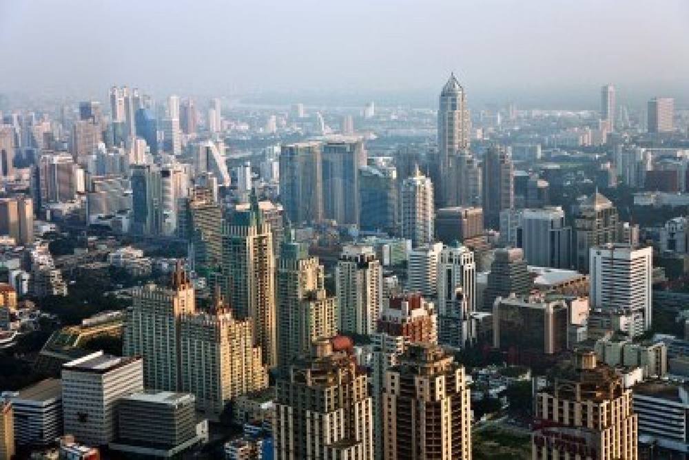 Bangkok - Skyline-Thailand -HD-Wallpapers-Backgrounds ภาพพื้นหลัง พักหน้าจอ No.11