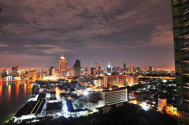 Bangkok - Skyline-Thailand -HD-Wallpapers-Backgrounds ภาพพื้นหลัง พักหน้าจอ No.11