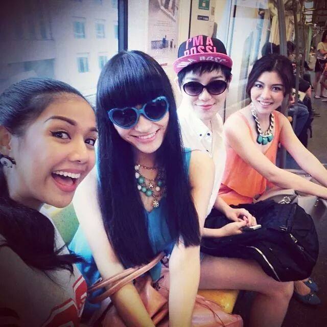 นางงามเพื่อนบ้าน มาเลเซีย,สิงคโปร์,จีน บินมาเชียร์ ลิต้า ชาลิตา อำลาตำแหน่ง MUT 2013