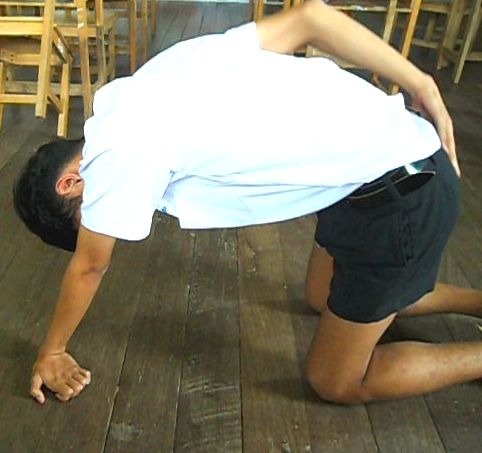 เด็กนักเรียนพวกนี้เขาไปโดนไรมา..???
