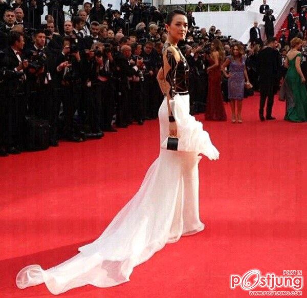 ซุปเปอร์สตาร์ อันดับ 1 ของ เอเชีย zhang ziyi เจิดจรัศ ในเทศกาลหนังเมืองคานส์