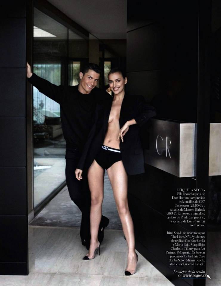 Cristiano Ronaldo & Irina Shayk @ Vogue Espa&ntilde;a June 2014