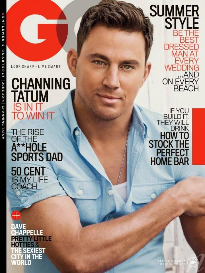Channing Tatum @ GQ US June 2014