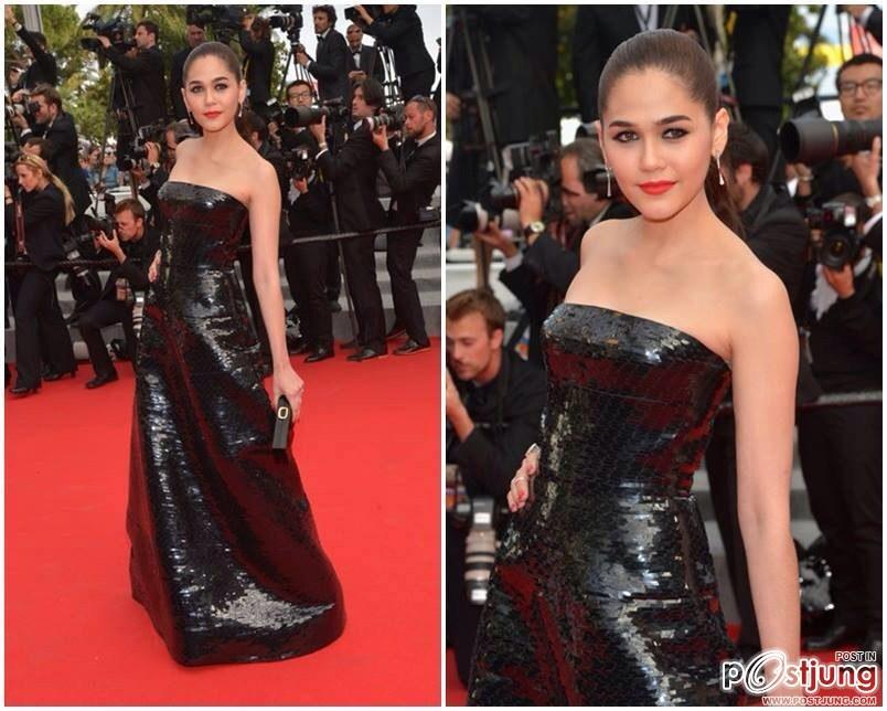 ชมพู่ อารยา เดินพรหมแดง Cannes2014