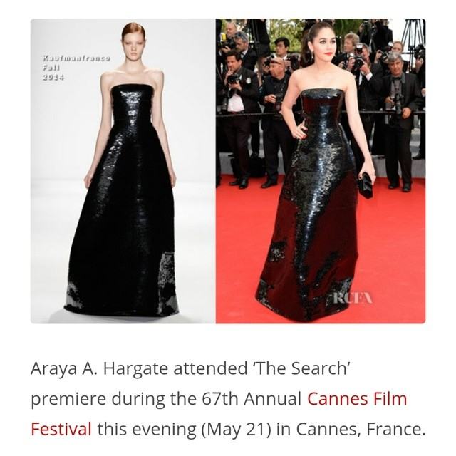 ชมพู่ อารยา in cannes2014