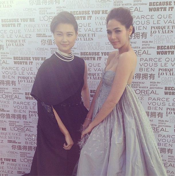 มาแล้ว!! ลุควันสองของ ชมพู่ อารยา เดินเฉิดฉายบนพรมแดงเมืองคานส์ Cannes film festival 2014