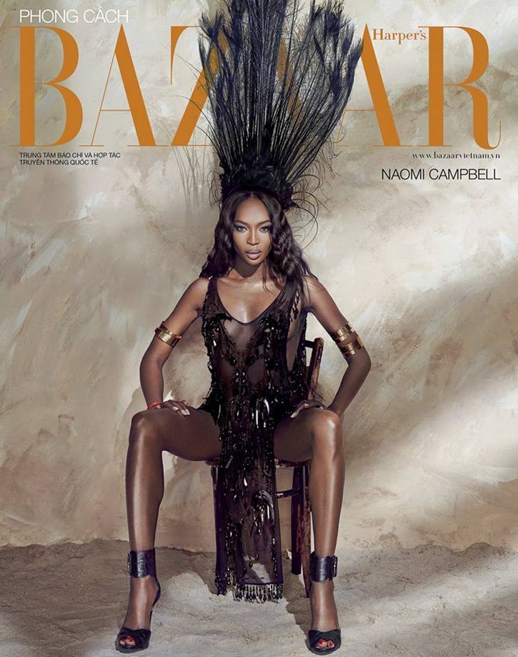 Naomi Campbell @ Harper&rsquo;s Bazaar Vietnam June 2014