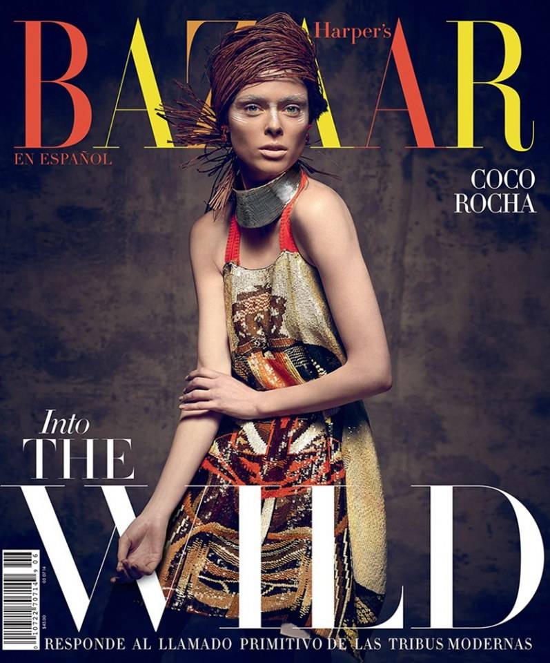 Coco Rocha @ Harper's Bazaar en Espa&ntilde;ol June 2014