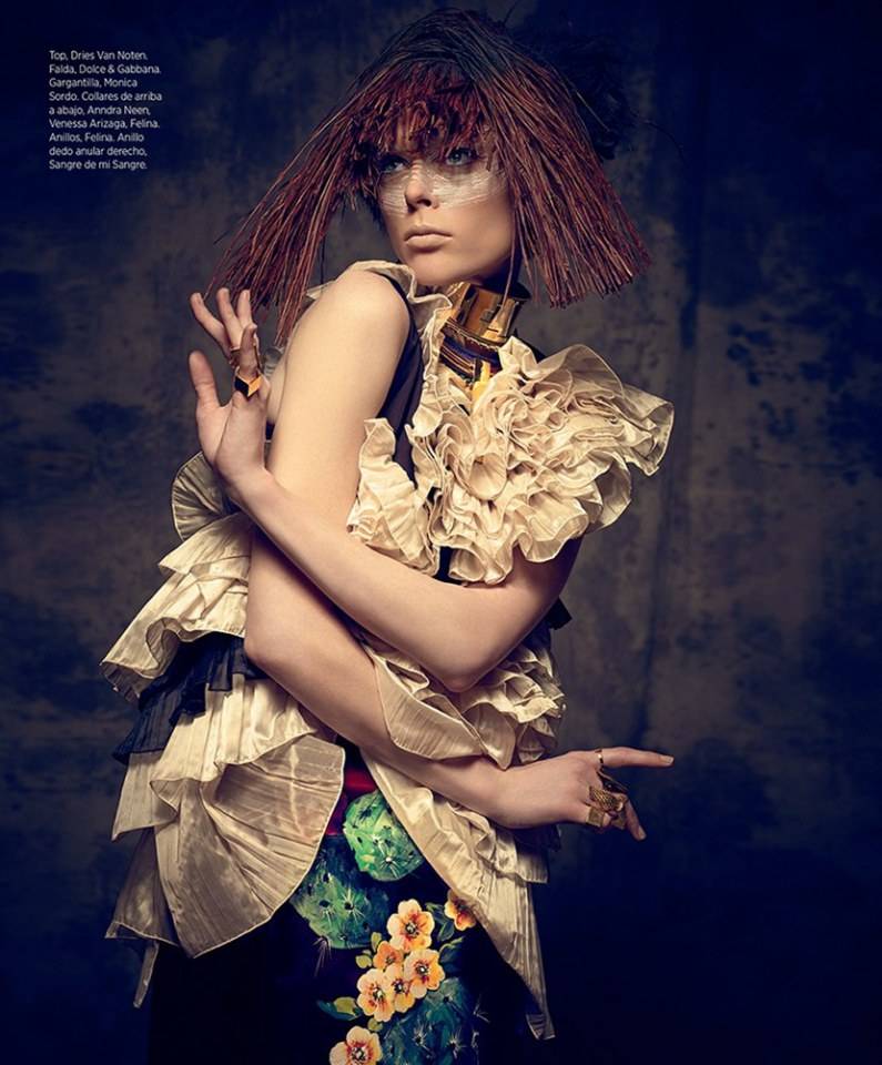Coco Rocha @ Harper's Bazaar en Espa&ntilde;ol June 2014
