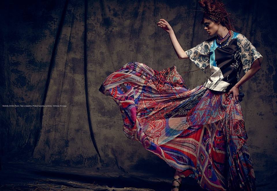 Coco Rocha @ Harper's Bazaar en Espa&ntilde;ol June 2014
