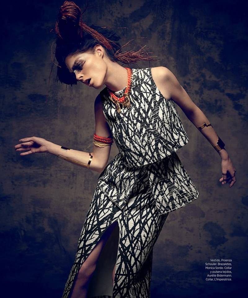 Coco Rocha @ Harper's Bazaar en Espa&ntilde;ol June 2014