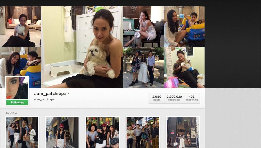 ต้อนรับเดือนมิถุนายน อั้ม พัชราภา มียอด Follow IG 2.2 ล้านแล้ว ^^
