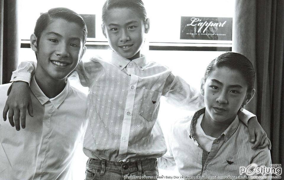 เจ เจตริน , ปิ่น เก็จมณี พร้อมลูกชายสุดหล่อทั้ง 3 คน เจ้านาย เจ้าขุน และเจ้าสมุทร @ LIPS Magazine