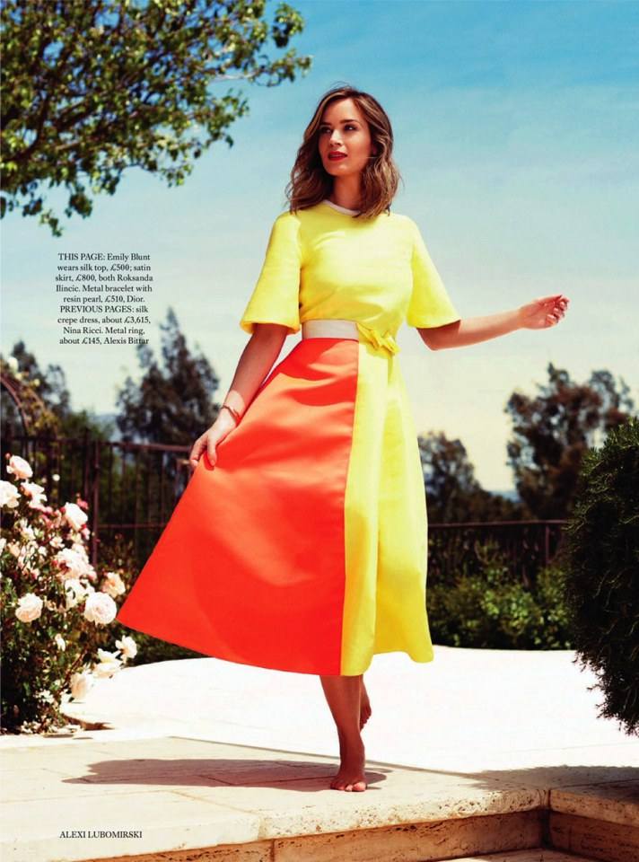 Emily Blunt @ Harper&rsquo;s Bazaar UK July 2014