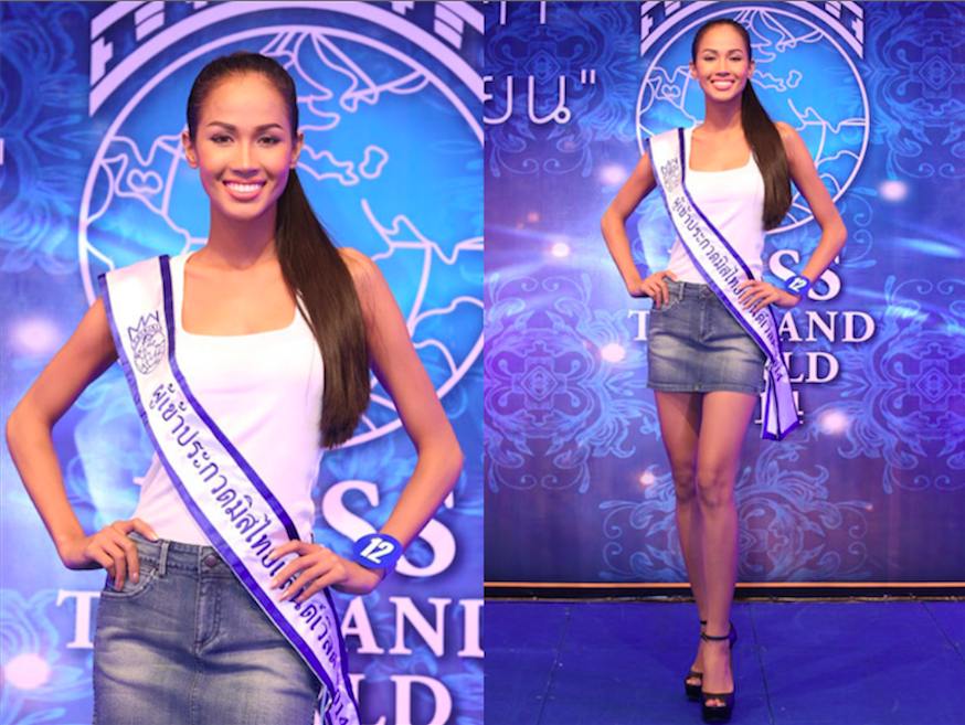 เมญ่า นนธวรรณ ทองเหล็ง Miss THAILAND World 2014