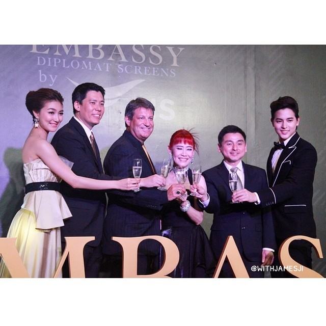 แพนเค้ก & เจมส์จิ จากงาน EMBASSY DIPLOMAT SCREENS BY AIS