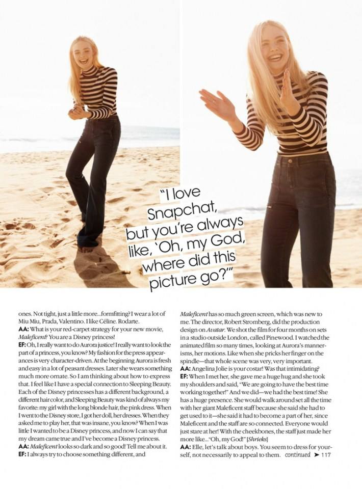 Elle Fanning @ Teen Vogue June/July 2014