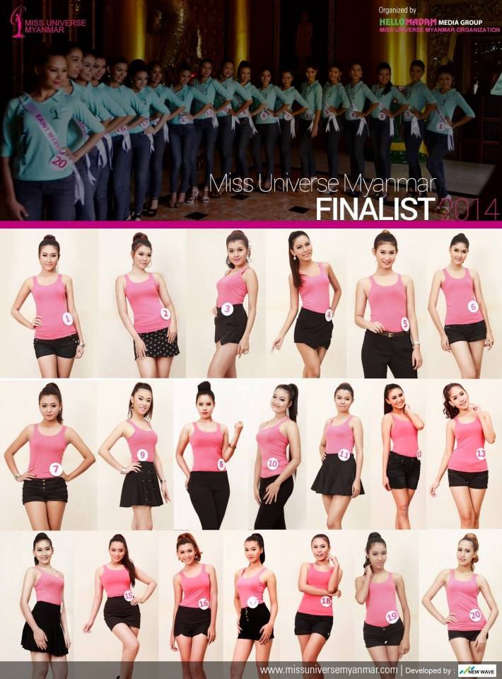 Miss univers myanmar 2014
