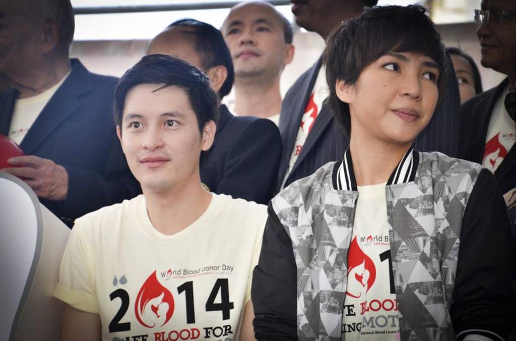 เหล่าศิลปินและดาราร่วมงานวันบริจาคโลหิตโลก