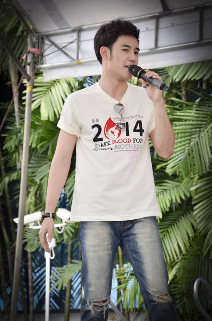 เหล่าศิลปินและดาราร่วมงานวันบริจาคโลหิตโลก