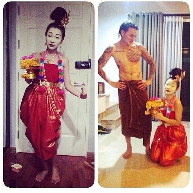 นางเอาจริง "ดีเจต้นหอม" หอบดอกไม้ธูปเทียนขอขมา "แทค ภรัญญู"