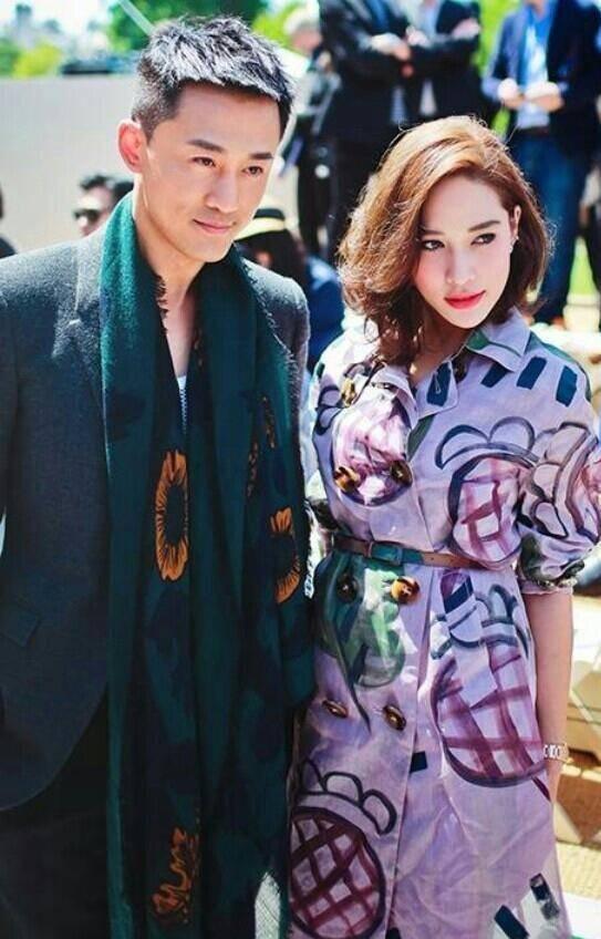 พลอย เฌอมาลย์ สวย เริศ เจิด @ Burberry Prorsum Spring 2015 Menswear Front Row